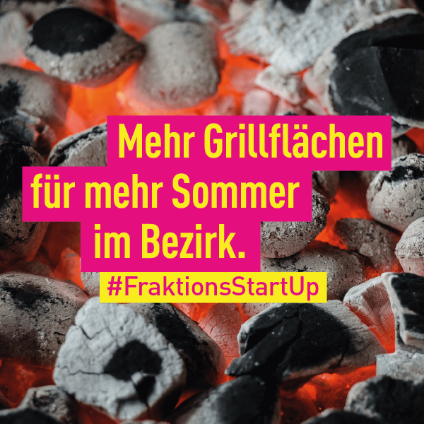 Neue attraktive Grillplätze in den öffentlichen Grün- und Erholungsanlagen