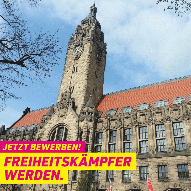 Freiheitskämpfer Stellenanzeige