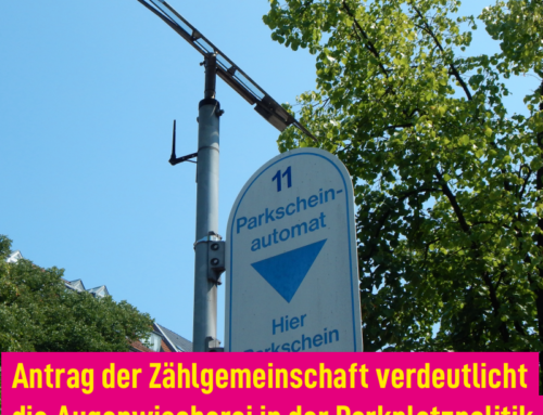Antrag der Zählgemeinschaft verdeutlicht die Augenwischerei in der Parkplatzpolitik