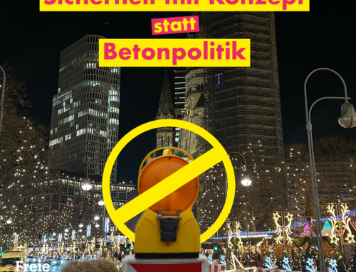 Breitscheidplatz: Sicherheit mit Konzept statt jahrelanger Betonpolitik